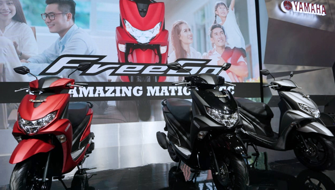 PT. Yamaha Indonesia Motor Manufacturing (YIMM) secara resmi meluncurkan motor terbaru Yamaha FreeGo. (FOTO: Istimewa)