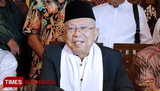KH Ma'ruf Amin, Calon Wakil Presiden nomor Urut 01 (FOTO: Dokumen TIMES Indonesia)