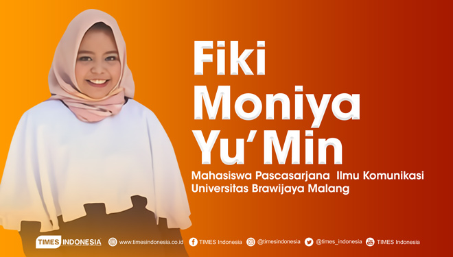 Fiki Moniya Yu’Min, Mahasiswa Program Pascasarjana Ilmu Komunikasi Universitas Brawijaya. (Grafis: Dena/TIMES Indonesia)