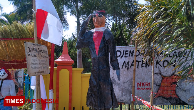 Siswa SMASGA Bondowoso Sulap Sampah Jadi Patung Pahlawan