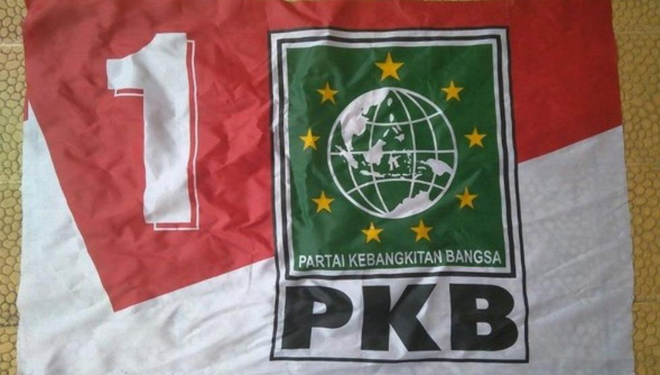 Logo PKB dengan latar belakang bendera merah putih