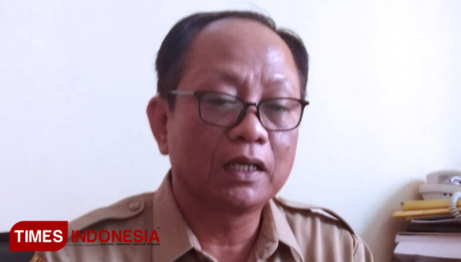 Sekretaris Dinas Tanaman Pangan Holtikultura dan Perkebunan (DTPHP) Kabupaten Lamongan, Rudjito, Senin, (12/11/2018). (FOTO: Siti Nura/TIMES Indonesia)