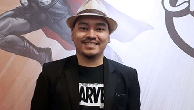 Ario Anindito, komikus Marvel asal Indonesia. (FOTO: Media Indonesia)