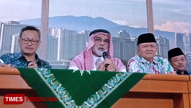 Duta Besar Arab Saudi untuk Indonesia, Osama bin Mohammed Al-Shuaibi di kantor Pimpinan Pusat (PP) Muhammadiyah, di kawasan Menteng, Jakarta Pusat, Selasa (13/11/2018). (Foto: Rahmi Yati Abrar/TIMES Indonesia
