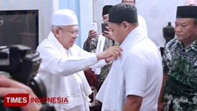 Sandi Minta Maaf Soal Melangkahi Makam Pendiri NU, KH Ma'ruf Amin: Iya Bagus