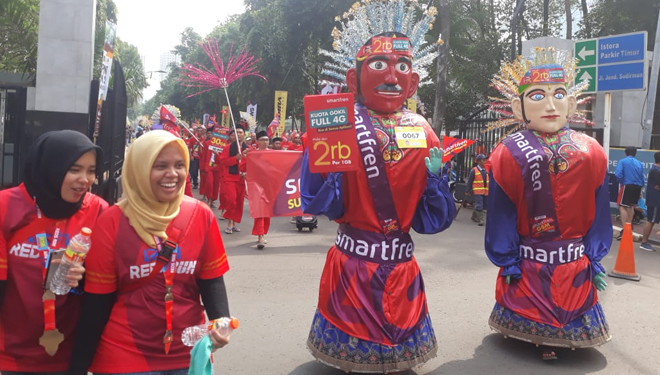Ondel-ondel, dalam Festival Pesona Lokal di Area Parkir Selatan Gelora Bung Karno, Jakarta.
