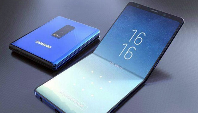 Folding smartphone/ Samsung F (Foto: lakeviewexpositor.com)