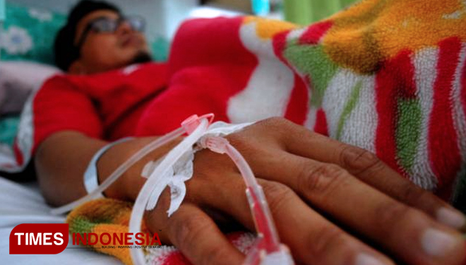 Pasien yang sudah didiagnosa positif tipes harus istirahat total bahkan opname di rumahsakit atau pusat kesehatan masyarakat. (FOTO: Endra Dwiono/TIMES Indonesia)