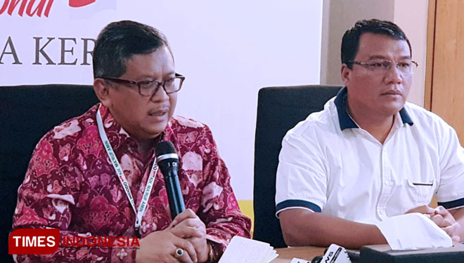 Sekretaris TKN duet Jokowi-KH Ma'ruf Amin, Hasto Kristiyanto (Foto: TKN For TIMES Indonesia)