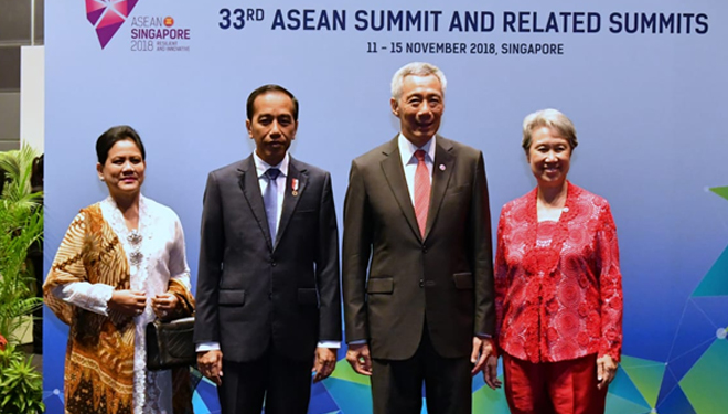 Presiden Joko Widodo di KTT ke-33 ASEAN (Foto: setkab)