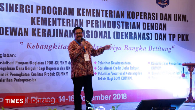 Duta Koperasi, Rano Karno. (FOTO: Ali Humas Kemenkop For TIMES Indonesia)