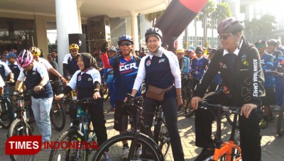 Ribuan Peserta Semarakkan Sepeda Nusantara KWB 2018
