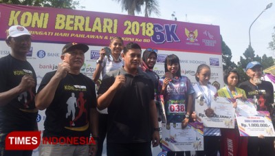 Ribuan Pelari Ikuti Lomba KONI 6K