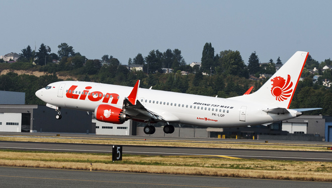Lion Air jenis Boeing 737 MAX 8. (FOTO: Corporate Communications Lion Air, Ramaditya Handoko)