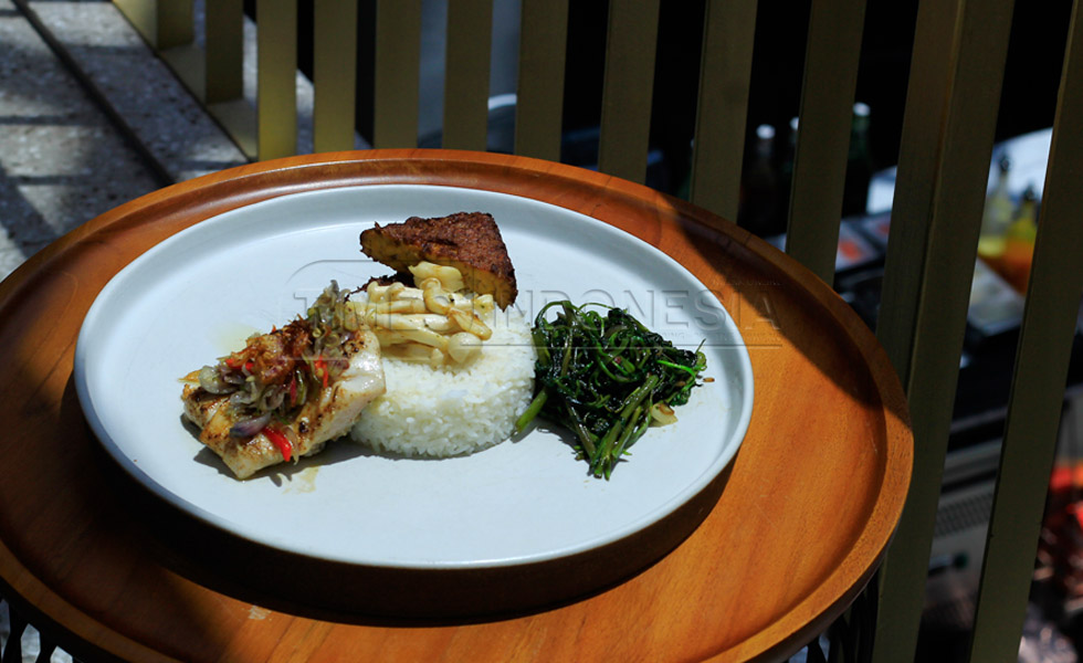 Barramundi Sambal Matah menjadi menu favorit bagi pengunjung yang menyukai masakan pedas. (Foto : Tria Adha/TIMES Indonesia).