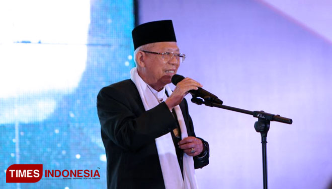 KH Ma'ruf Amin, Calon Wakil Presiden Nomor Urut 01 (Foto: TKN For TIMES Indonesia)