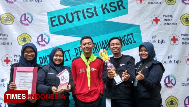 UKM KSR-PMI Unit Unisma Malang Raih Dua Kategori Juara dalam TRCC. (FOTO: AJP/TIMES Indonesia)