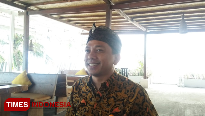 Gustaf Riandory selaku General Manager Discovery Shooping Mall, Kamis (22/11/2018).(FOTO Khadafi/TIMES Indonesia).