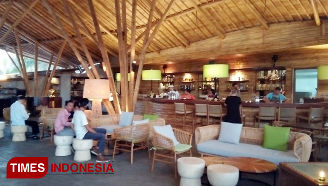 Suasana Restoran Wanaku Indosian Cuisine yang berlokasi di pusat wisata Kuta, tepatnya di Jalan Kediri, nomor 454, Tuban, Badung, Bali, Kamis (22/11/2018). (FOTO: Khadafi/TIMES Indonesia)