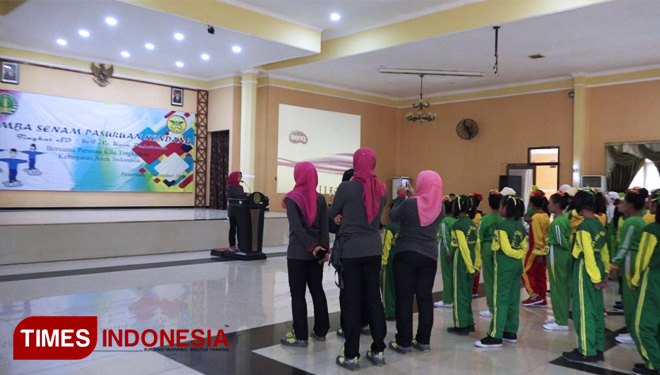 Lomba Senam Pasuruan Kondang. (FOTO: AJP/TIMES Indonesia)