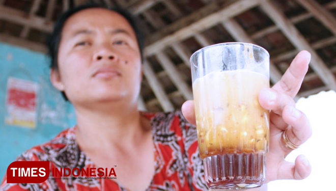 Dawet pecel asal Sooko, Ponorogo. (FOTO: Endra Dwiono/TIMES indonesia)