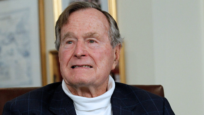 Presiden George HW Bush atau George Bush Senior. (FOTO: Metro TV)