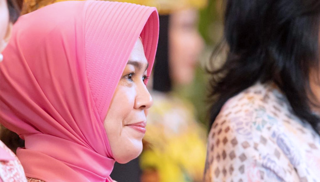 Wakil Ketua Umum Bhayangkari Ny Puteri Aridono. (FOTO: Istimewa)