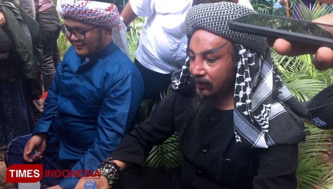 Pesulap Limbad dalam Reuni Akbar 212. (FOTO: Rizki Amana/TIMES Indonesia)