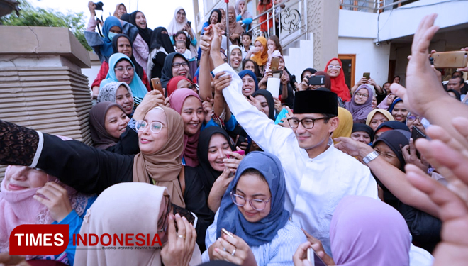 Sandiaga S Uno. (FOTO: Taufik For TIMES Indonesia)