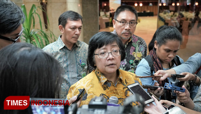 Menteri Lingkungan Hidup dan Kehutanan, Siti Nurbaya (FOTO: Rizki Amana/TIMES Indonesia)