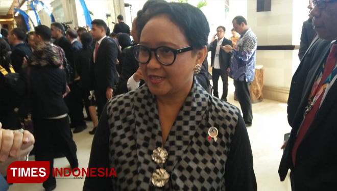 Indonesian Minister of Foreign Affairs (Menlu RI) Retno Marsudi (PHOTO: Khadafi/TIMES Indonesia)