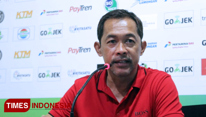 Pelatih Persela Lamongan, Aji Santoso. (FOTO: Dok. TIMES Indonesia)