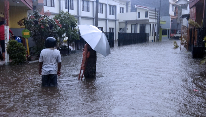 Sejumlah Wilayah di Kota Malang yang Terendam Banjir. (FOTO: Istimewa)