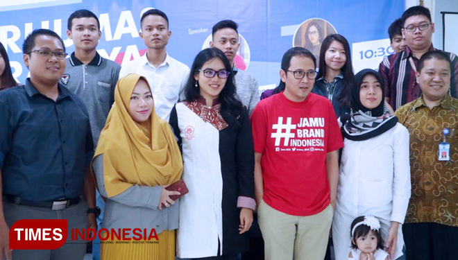 Perhumas Surabaya Goes to Campus menjadi ajang pengenalan profesi Marcomm dan Public Relation kepada mahasiswa, Kamis (13/12/2018). (FOTO: Lely Yuana/TIMES Indonesia)