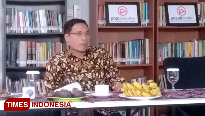 Juru Bicara BPN Prabowo-Sandi, Suhud Alynudin. (FOTO: Rizki Amana/TIMES Indonesia)