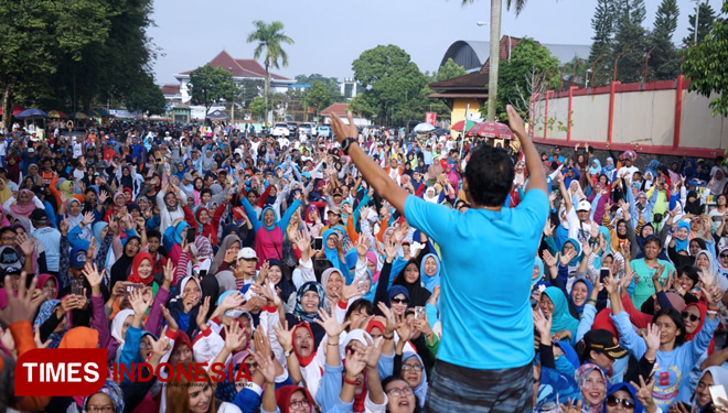 Sandiaga S Uno saat di Purwokerto (FOTO: Tofik For Times Indonesia)