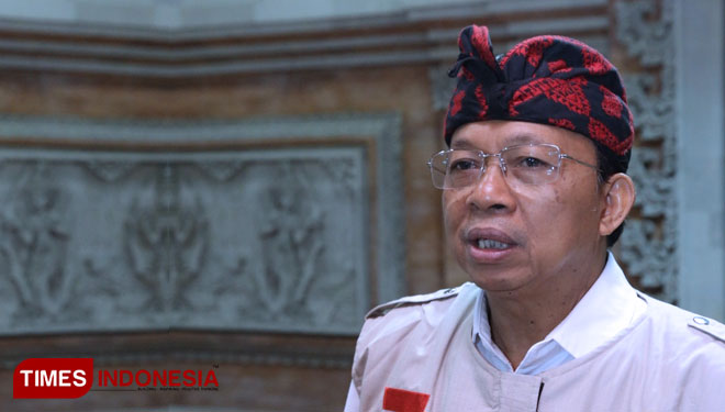 Gubernur Bali I Wayan Koster (Foto: Rizki Dwi Putra/TIMES Indonesia)