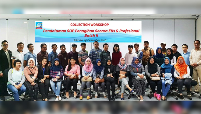 Dana Rupiah bersama perusahaan Call Center melaksanakan kegiatan pelatihan karyawan Desk Collection di bawah pengawasan OJK. (FOTO: Istimewa) 