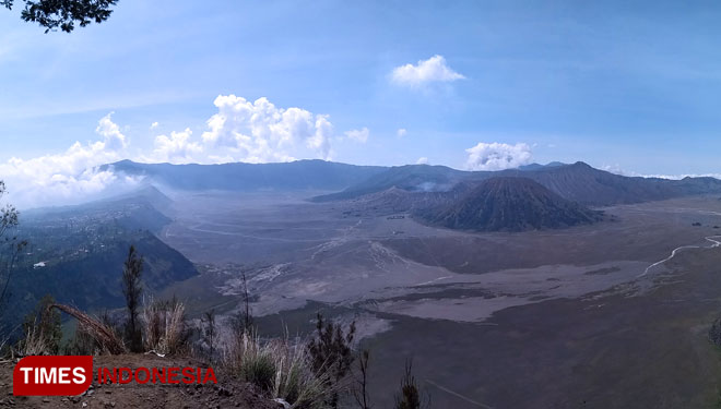 Panorama Bromo, dari puncak Seruni Point. (FOTO: Happy L. Tuansyah/TIMES Indonesia)
