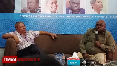 Natalius Pigai: Suara Adalah Titik Kelemahan Duet Prabowo-Sandi