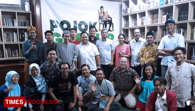 Forum Pojok Gus Dur (POGUS) dan Abdurrahman Wahid Centre for feace of Humanities Universitas Indonesia (AWC UI) (FOTO: Edi Junaidi DS /TIMES Indonesia)