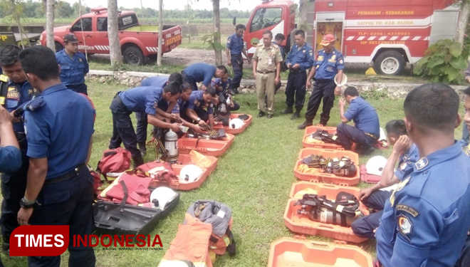 Damkar Bojonegoro Dan Blora Gelar Latihan Bersama Times Indonesia