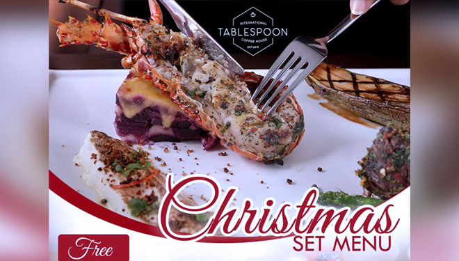 Christmas set menu