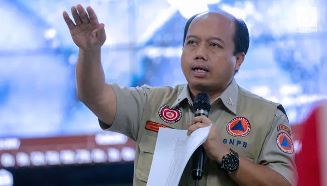 Kepala Pusat Data Informasi dan Humas Badan Nasional Penanggulangan Bencana (BNPB) Sutopo Purwo Nugroho. (FOTO: Liputan6.com/Faizal Fanani)