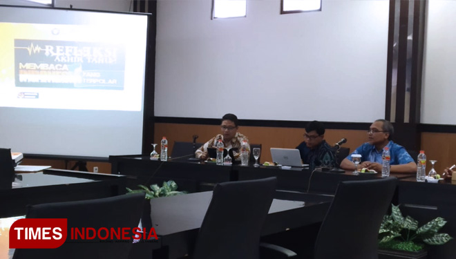 Refleksi akhir tahun 2018 yang digelar FISIP UB. (FOTO: Imadudin Muhammad/TIMES Indonesia)