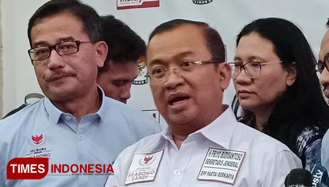 Wakil Ketua BPN duet Prabowo-Sandi, Priyo Budi Santoso. (FOTO:Dok.TIMES Indonesia)