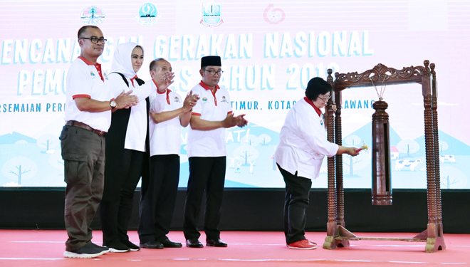 Pembukaan GNPDAS Oleh Menteri LHK, Siti Nurbaya, (FOTO: Dok. KLHK)