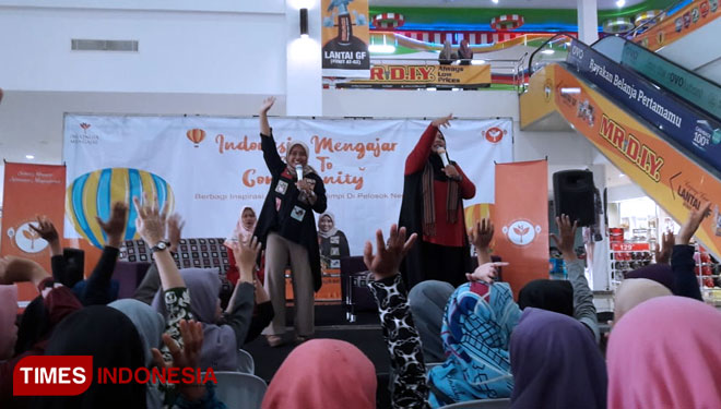 Indonesia Mengajar mengadakan talk show di PCC. (FOTO : Endra/TIMES Indonesia)