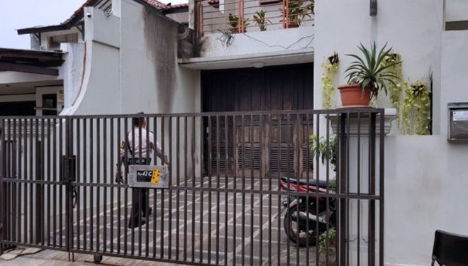 Kondisi Rumah Wakil KPK RI, Laode Muhammad Syarif. (FOTO: Istimewa)