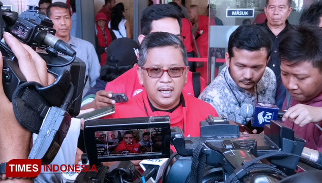 Sekjen PDI Perjuangan Hasto Kristiyanto.  (FOTO: Dok. TIMES Indonesia)
